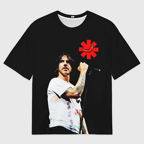 Мужская футболка оверсайз Red Hot Chili Peppers RHCP / 3D-принт – фото 1