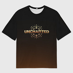 Футболка оверсайз мужская Анчартед: На картах не значится, цвет: 3D-принт