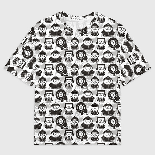 Мужская футболка оверсайз Южный парк - персонажи South Park / 3D-принт – фото 1