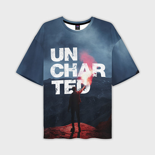 Мужская футболка оверсайз Uncharted Анчартед На картах не значится / 3D-принт – фото 1