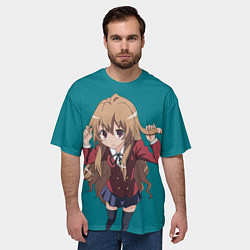 Футболка оверсайз мужская Милай Тайга, цвет: 3D-принт — фото 2