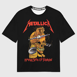 Футболка оверсайз мужская METALLICA - HARVESTER OF SORROW, цвет: 3D-принт