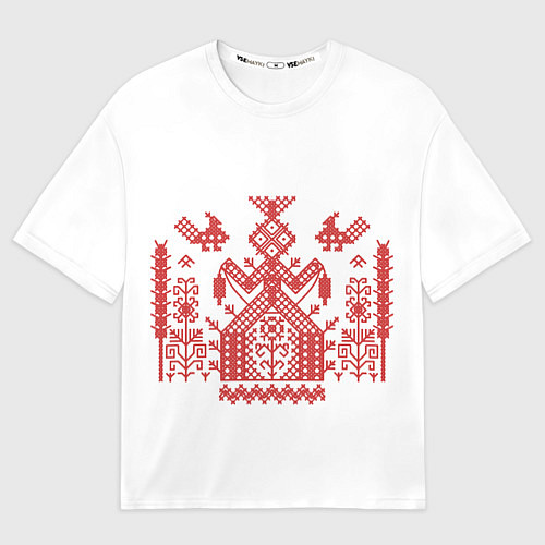 Мужская футболка оверсайз Богиня Судьбы Макошь 3D / 3D-принт – фото 1