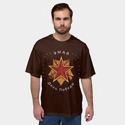 Футболка оверсайз мужская День 9 мая, цвет: 3D-принт — фото 2