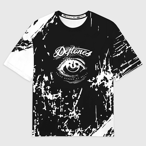 Мужская футболка оверсайз Deftones - глаз / 3D-принт – фото 1