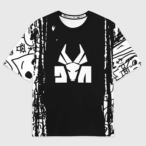 Мужская футболка оверсайз Die antwoord / 3D-принт – фото 1