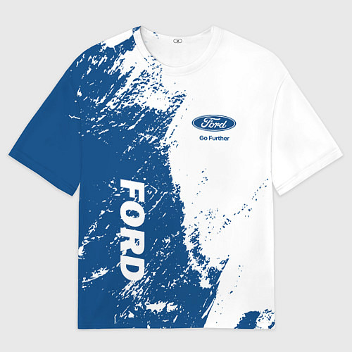 Мужская футболка оверсайз Ford Форд два цвета / 3D-принт – фото 1