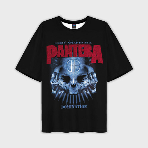 Мужская футболка оверсайз Pantera Domination / 3D-принт – фото 1