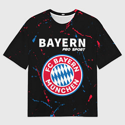 Мужская футболка оверсайз БАВАРИЯ Pro Sport Гранж