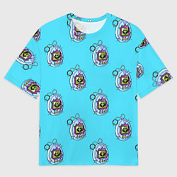 Мужская футболка оверсайз ВИНТАЖНАЯ РЕТРО ИГРУШКА ТАГАМОЧИ