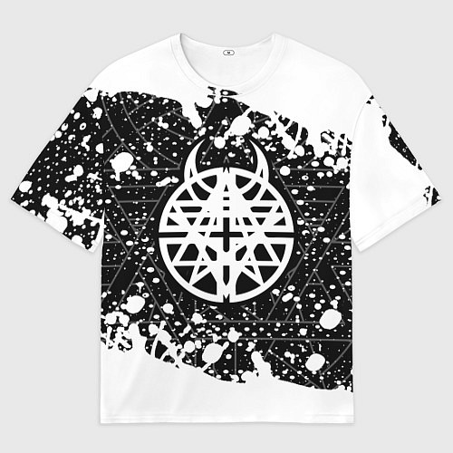 Мужская футболка оверсайз Disturbed songs / 3D-принт – фото 1