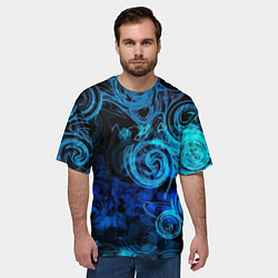 Футболка оверсайз мужская Fashion pattern 2078, цвет: 3D-принт — фото 2