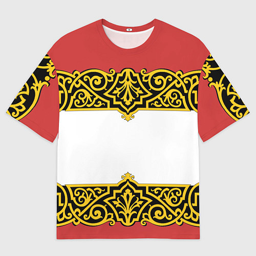 Мужская футболка оверсайз Славянский узор Вензеля 3D 2 / 3D-принт – фото 1