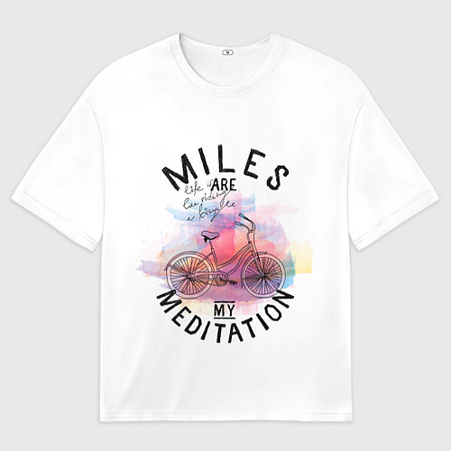 Мужская футболка оверсайз Велик моя медитация / 3D-принт – фото 1