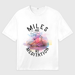 Футболка оверсайз мужская Велик моя медитация, цвет: 3D-принт