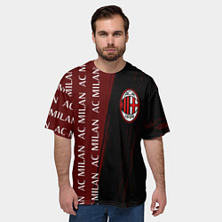 Футболка оверсайз мужская МИЛАН - Краска, цвет: 3D-принт — фото 2