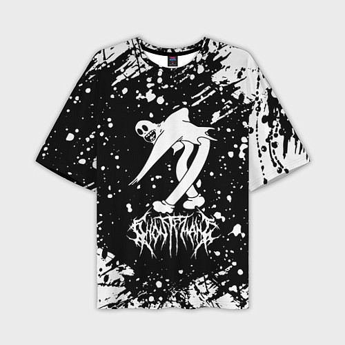 Мужская футболка оверсайз Ghostemane texture / 3D-принт – фото 1