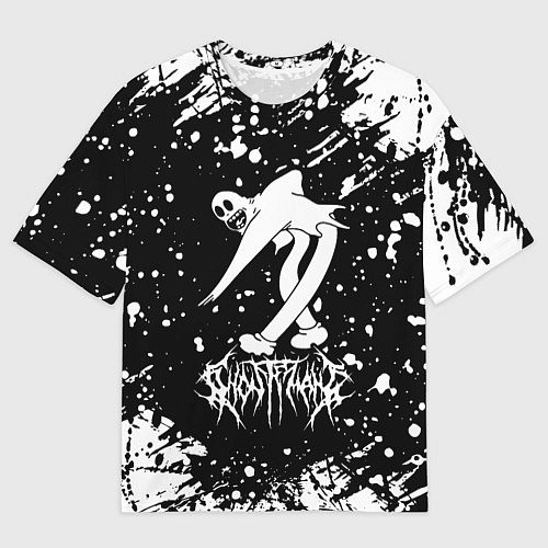 Мужская футболка оверсайз Ghostemane texture / 3D-принт – фото 1
