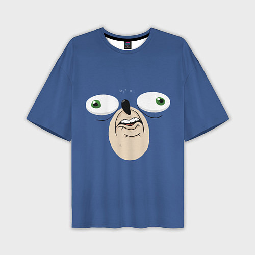 Мужская футболка оверсайз Смешной Ежик / 3D-принт – фото 1