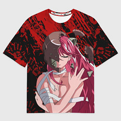 Футболка оверсайз мужская Elfen Lied 3D, цвет: 3D-принт