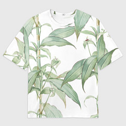 Футболка оверсайз мужская Цветы Яркая Листва, цвет: 3D-принт