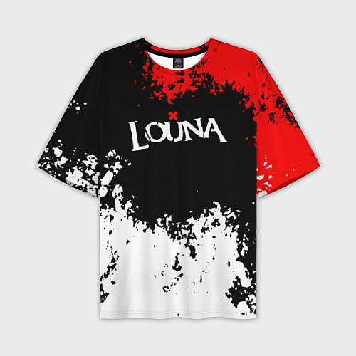 Мужская футболка оверсайз Louna band / 3D-принт – фото 1