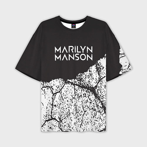 Мужская футболка оверсайз Marilyn manson / 3D-принт – фото 1