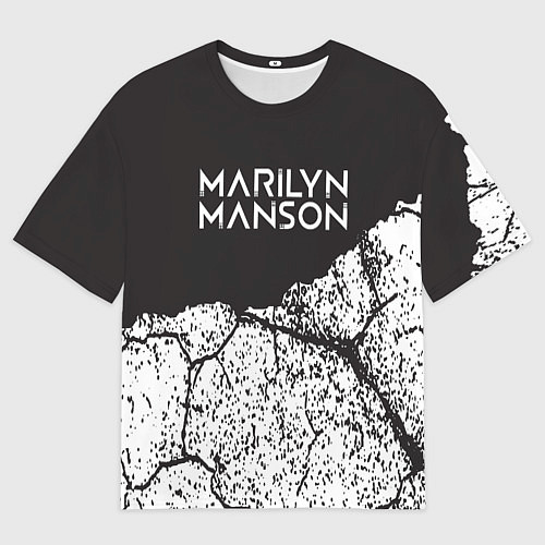 Мужская футболка оверсайз Marilyn manson / 3D-принт – фото 1