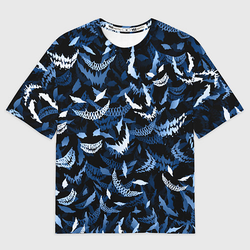 Мужская футболка оверсайз Drain monsters / 3D-принт – фото 1