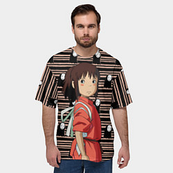 Футболка оверсайз мужская Sen to Chihiro, цвет: 3D-принт — фото 2