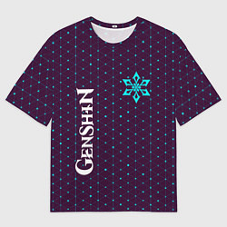 Мужская футболка оверсайз GENSHIN IMPACT - КРИО - Графика