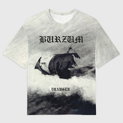 Мужская футболка оверсайз Burzum - Draugen