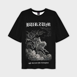 Мужская футболка оверсайз Burzum ishi krimpatul