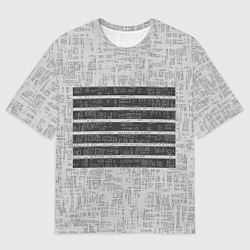 Мужская футболка оверсайз Город Коллекция Get inspired! 119-9-32-f2i-sq