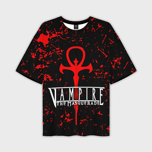 Мужская футболка оверсайз Vampire The Masquerade Bloodlines / 3D-принт – фото 1