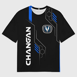 Футболка оверсайз мужская CHANGAN -ЧАНГАН ТЕХНОЛОГИИ, цвет: 3D-принт