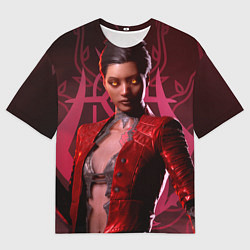 Футболка оверсайз мужская Vampire: The Masquerade - Bloodhunt Кровавая Вальк, цвет: 3D-принт