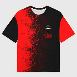 Футболка оверсайз мужская The Masquerade Bloodhunt, цвет: 3D-принт