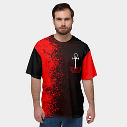 Футболка оверсайз мужская The Masquerade Bloodhunt, цвет: 3D-принт — фото 2
