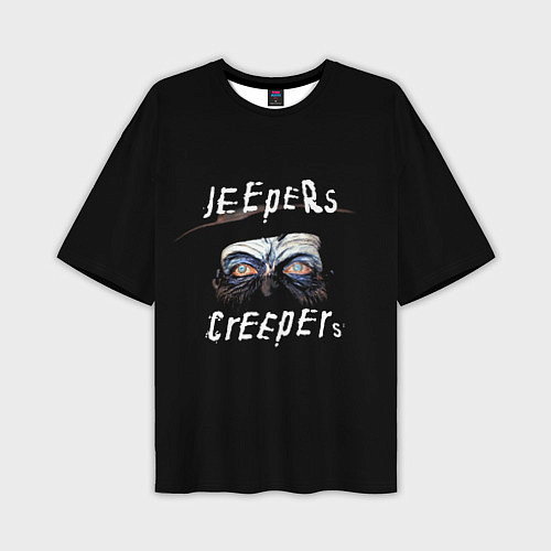 Мужская футболка оверсайз Джиперс Криперс в шляпе / 3D-принт – фото 1