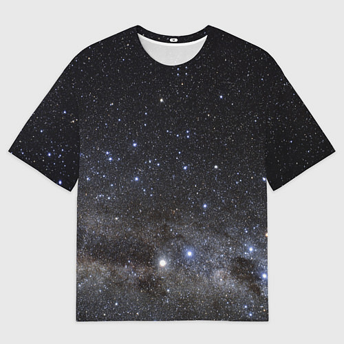 Мужская футболка оверсайз Космический космос / 3D-принт – фото 1