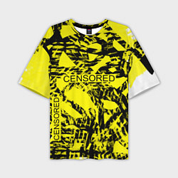 Мужская футболка оверсайз Censored Коллекция Get inspired! Fl-182-c-y