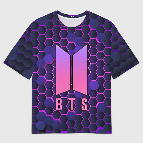 Мужская футболка оверсайз BTS СОТЫ / 3D-принт – фото 1