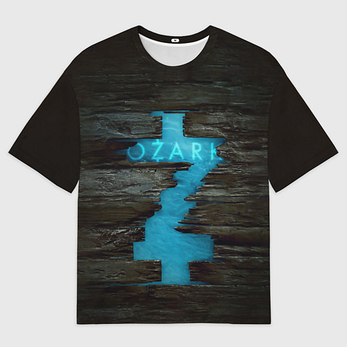 Мужская футболка оверсайз Z - OZARK / 3D-принт – фото 1