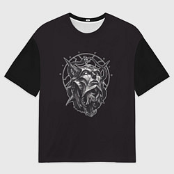 Футболка оверсайз мужская Dark mask, цвет: 3D-принт