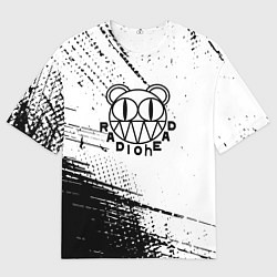 Мужская футболка оверсайз Radiohead лого