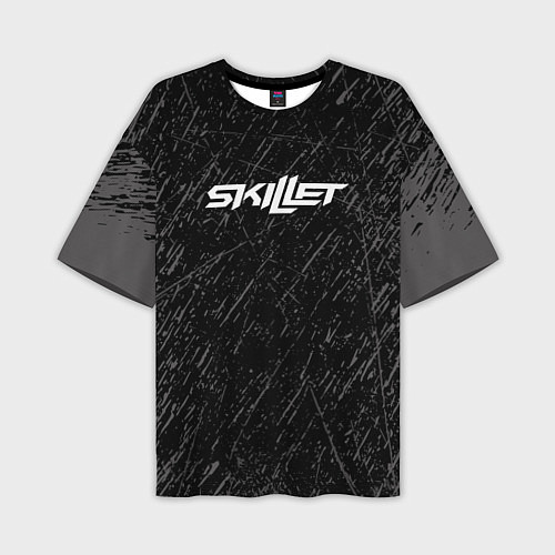 Мужская футболка оверсайз Skillet Скиллет Logotip / 3D-принт – фото 1