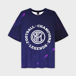 Мужская футболка оверсайз Inter Легенды Чемпионы