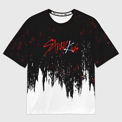 Футболка оверсайз мужская Stray kids - changbin, цвет: 3D-принт