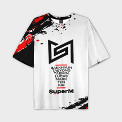 Мужская футболка оверсайз SuperM суперМ